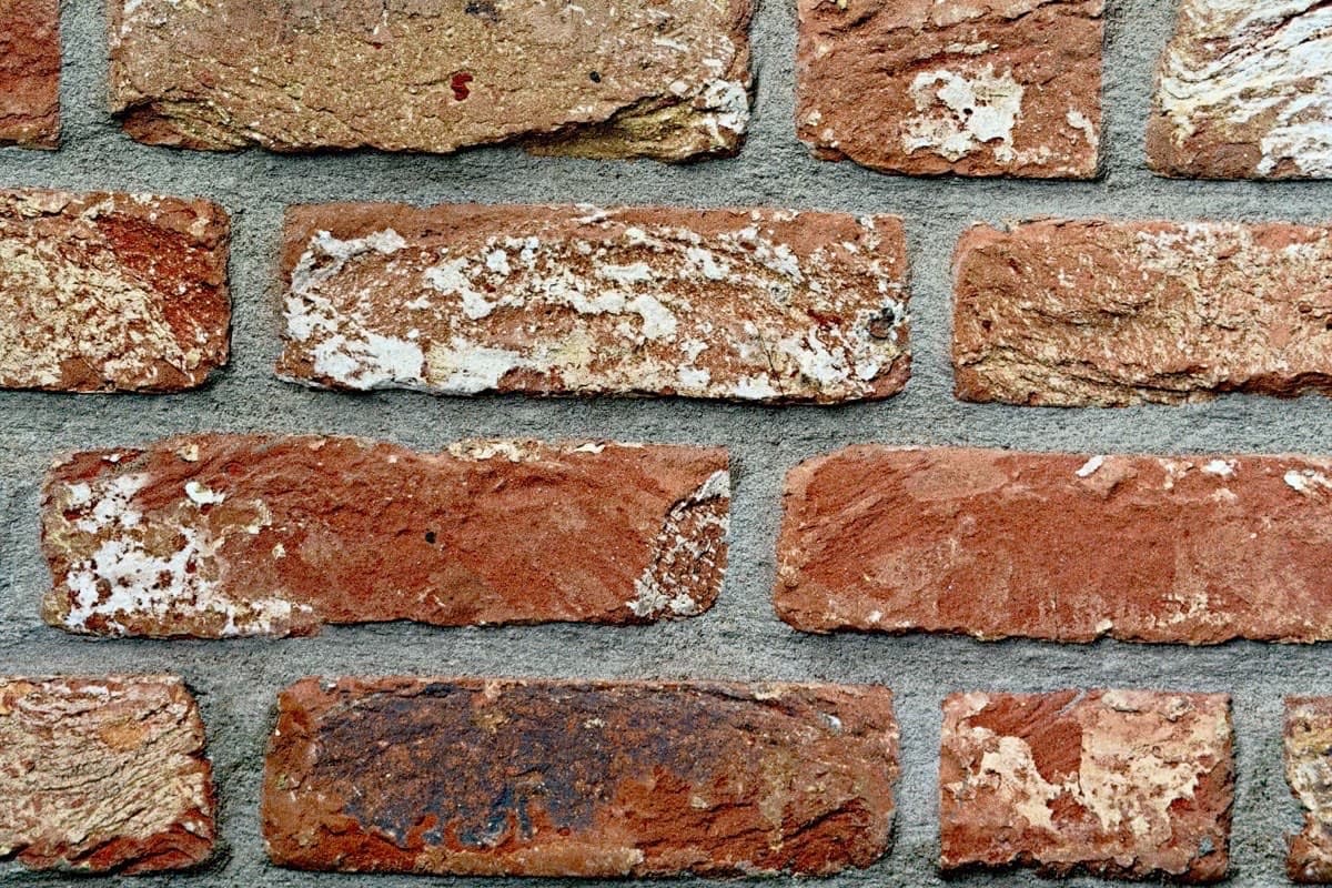 Klinkermauer im Läuferverband